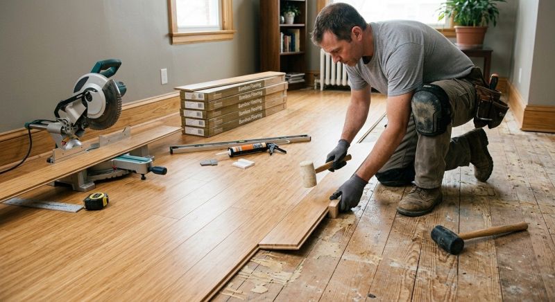 Bamboo Flooring Installation in Sherman, TX