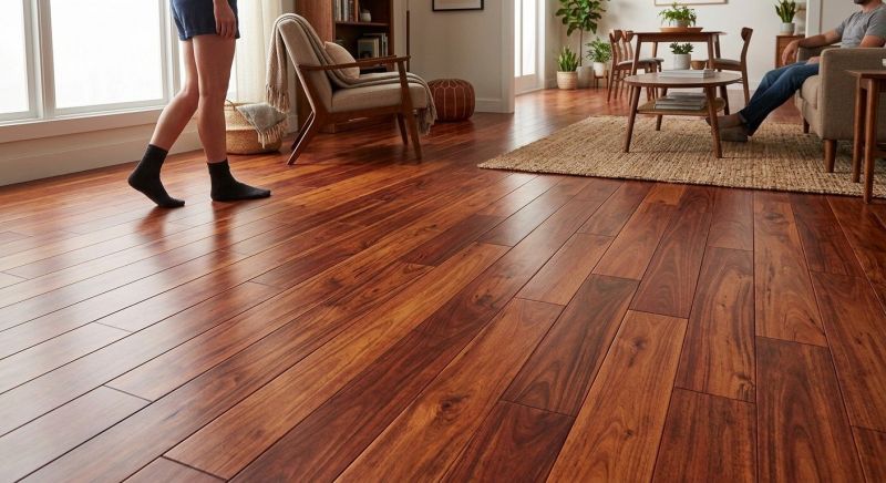 Cherry Floor Installation in Whitesboro, TX