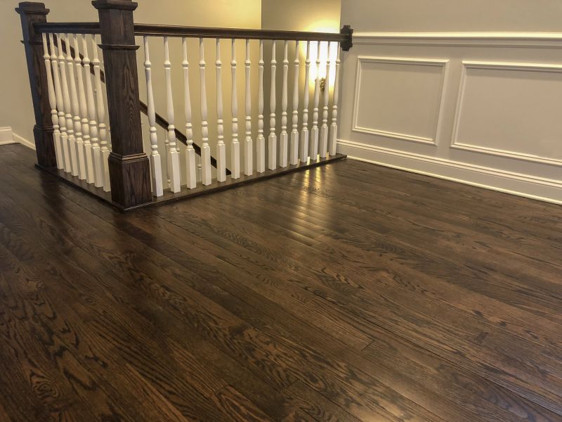 Dark Wood Floor Installation in Sherman, TX