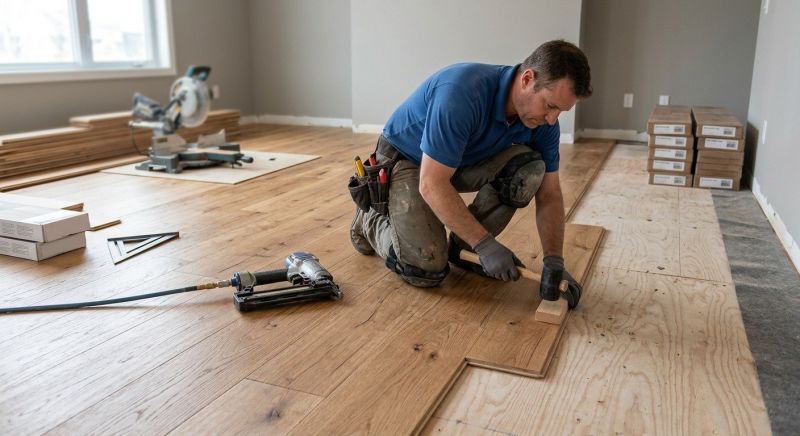Finished Floor Installation in Sherman, TX