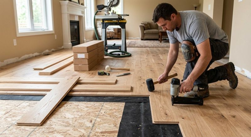 Hardwood Floor Installation in Gunter, TX