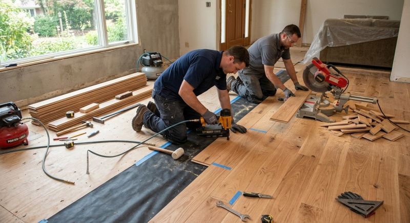 Hardwood Floor Installation in Sherman, TX