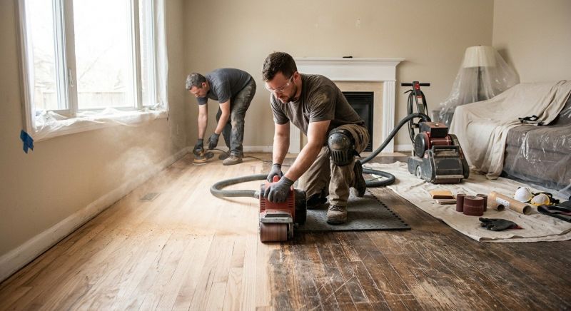 Hardwood Floor Renovation in Sherman, TX