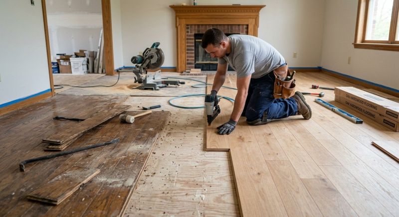 Hardwood Replacement in Sherman, TX