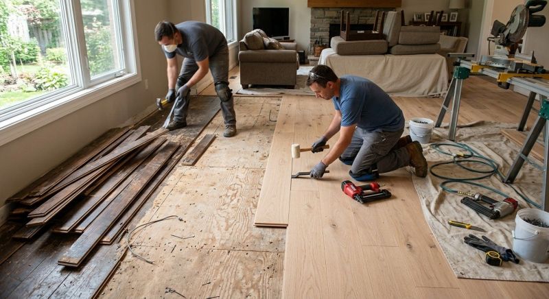 Hardwood Replacement in Whitesboro, TX