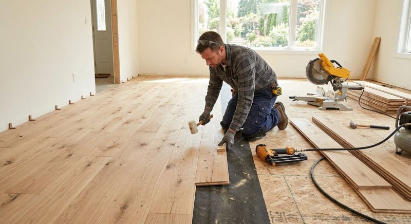 Oak Floor Installation in Whitesboro, TX