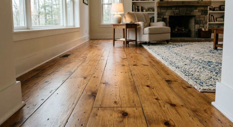 Pine Floor Installation in Sherman, TX