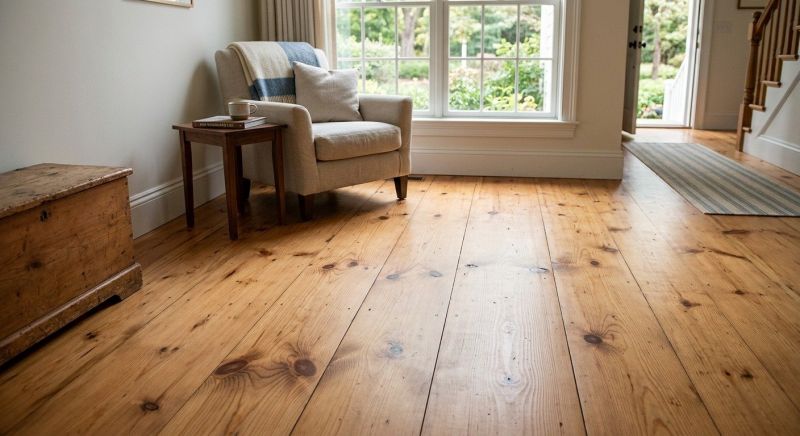 Pine Floor Installation in Sherman, TX