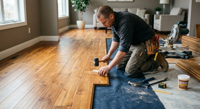 Teak Flooring Installation in Sherman, TX