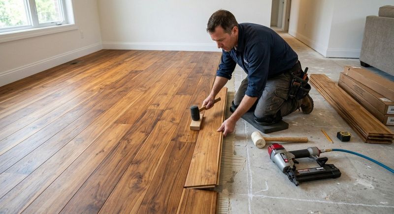 Teak Flooring Installation in Sherman, TX