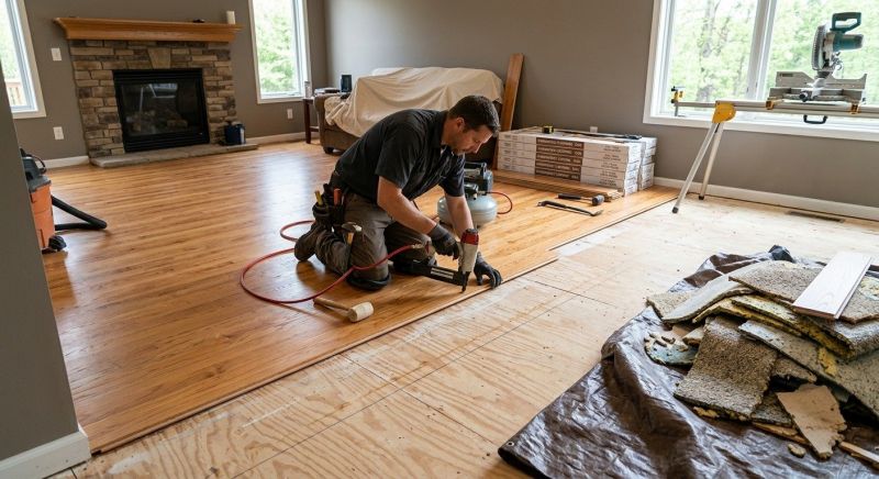 Wood Floor Replacement in Kingston, OK