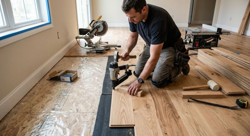 Wood Flooring Installation in Ravenna, TX